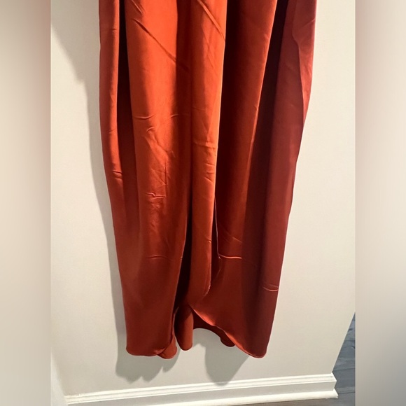 Skies Are Blue for Vada Winter Rust Slip Dress, Curvy - Picture 8 of 9